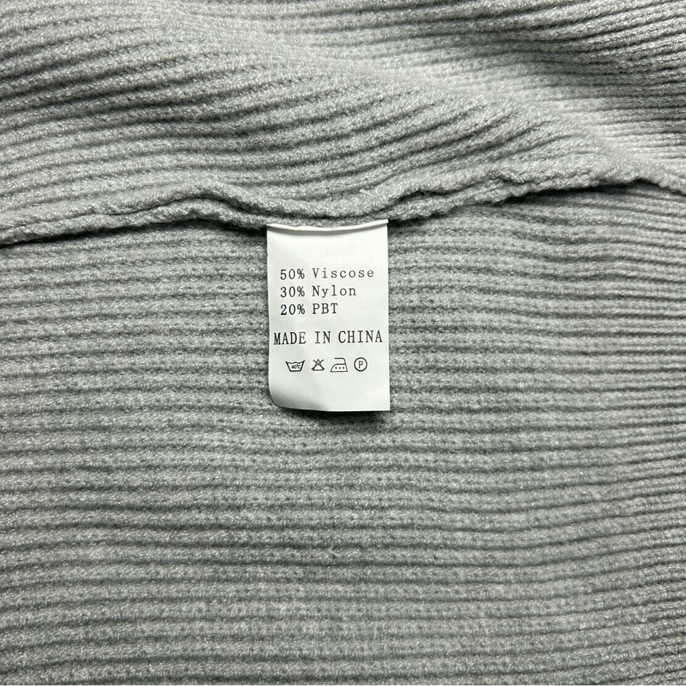 ANRABESS Women's Sleeveless Sweater Vest Sz Small in Grey - Picture 10 of 10